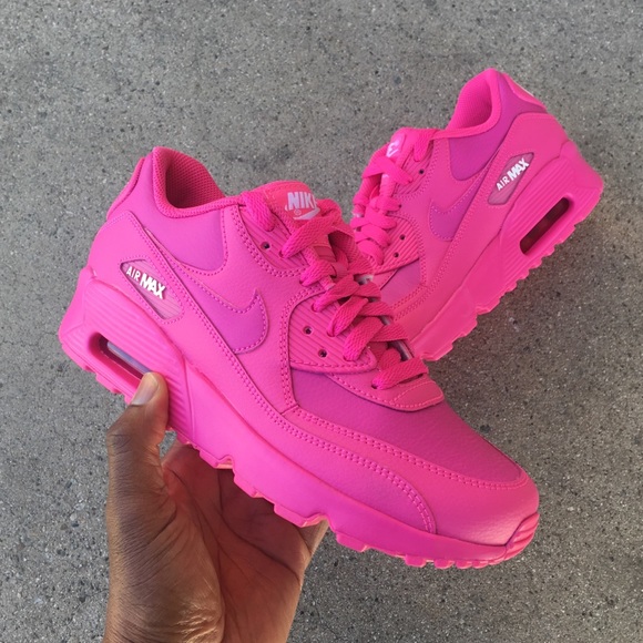 Nike Shoes Air Max 90 Pink Gs Youth Girls Boys Poshmark shoes, hot pink, air max, kicks, sneakers, nike air max 90